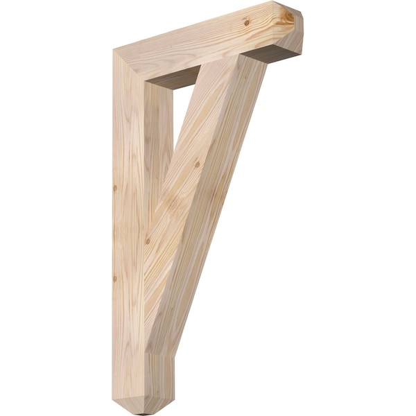 Ekena Millwork Traditional Craftsman Smooth Bracket, Douglas Fir, 3 1/2"W x 18"D x 30"H BKT04X18X30TRA04SDF - main